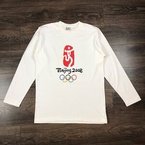 Beijing China Olympics Vintage 2008 New Beijing Great Olympics Long Sleeve Shirt